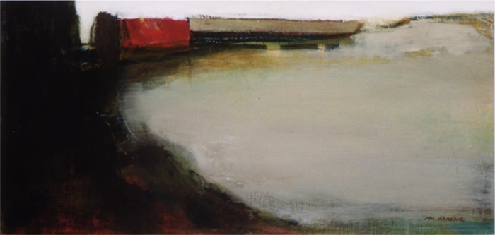 赤いトタン屋根